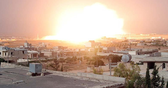 Hama'da çok şiddetli patlama: 38 ölü