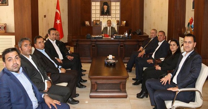 YÜTSO yeni yönetiminden Vali Toprak'a ziyaret