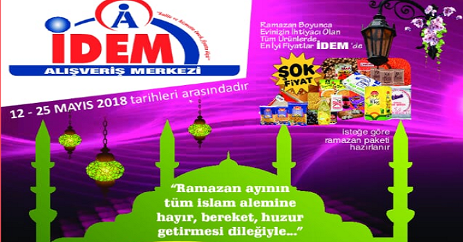 İDEM’de ‘Gümbür gümbür ramazan indirimi’