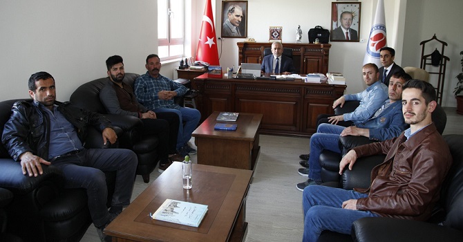 Engellilerden Rektör Pakiş’e teşekkür ziyareti