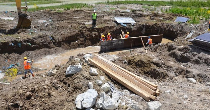 Yüksekova deresinin ıslahı çalışması başladı!