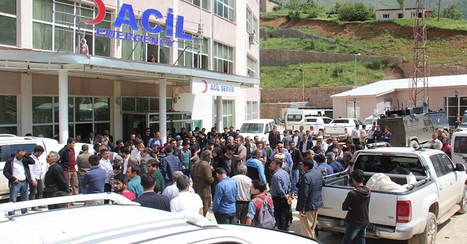 Şemdinli'de Güvenlik korucularına saldırı