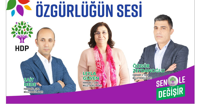 HDP Hakkari adaylarının bayram mesajları