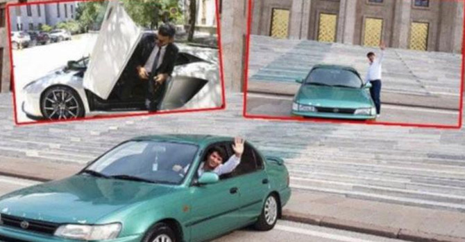 Vekillerin araba sevdası: Lamborghini'ye karşı 96 model Corolla