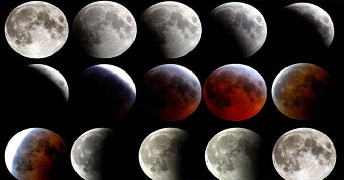 6 saat sürecek 'kanlı Ay' tutulması bugün