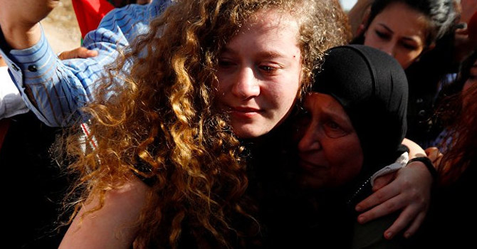 Filistin'in 'cesur kızı' 8 ay sonra serbest