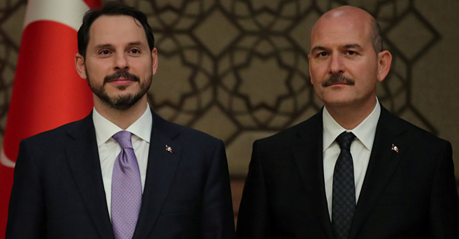 Soylu ve Albayrak omuz omuza çarpıştı