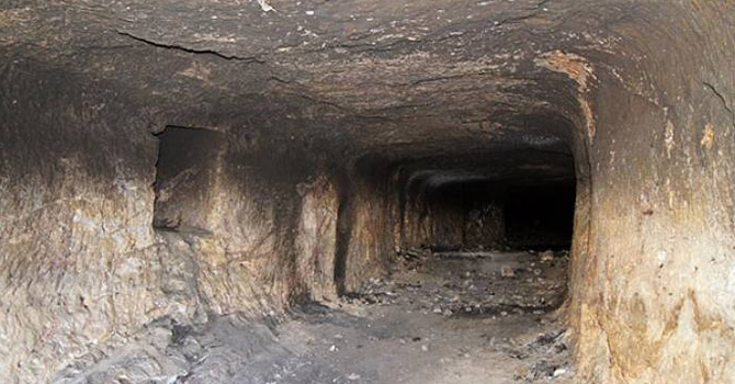 Hasankeyf'te 5 katlı yeni mağaralar gün yüzüne çıktı