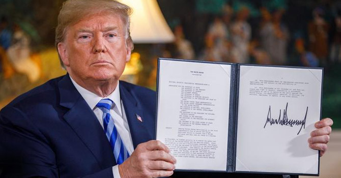 Trump: İran'la iş yapan bizimle yapamaz