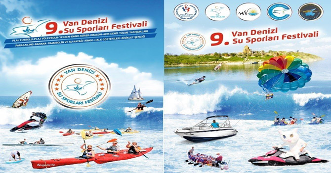 9. Van Denizi Su Sporları Festivali başlıyor