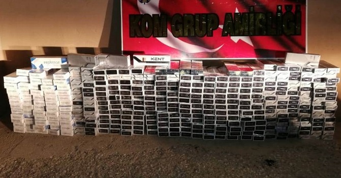 Hakkari'de sahte pasaport ve kaçak sigara ele geçirildi