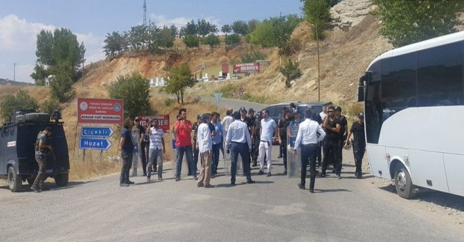 HDP'li vekiller yangın bölgesine alınmadı