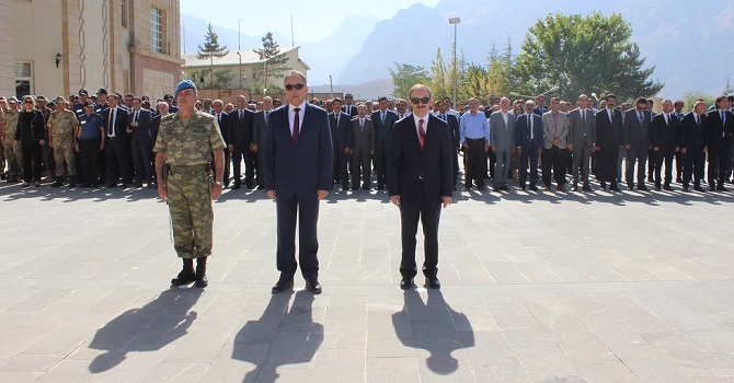 Hakkari’de 30 Ağustos Zafer Bayramı kutlandı