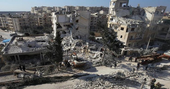 Rusya ve Suriye, İdlib'i vurdu