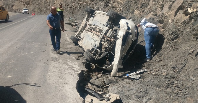 Hakkari'de trafik kazası