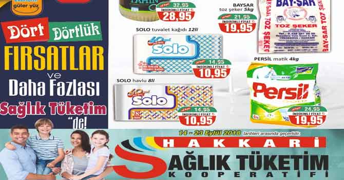 Gerçek İndirim Sağlık Tüketim'de