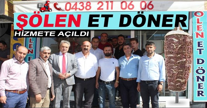 Hakkari’de “Şölen Et Döner Salonu” hizmete açıldı