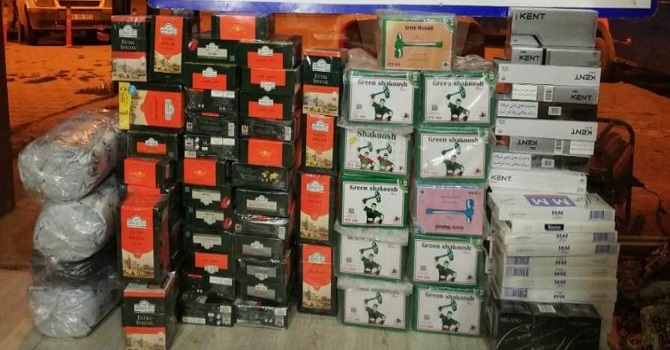 Hakkari'de Kaçak Sigara ve İçki Ele Geçirildi