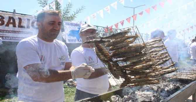 Van’da balık festivali gerçekleştirildi