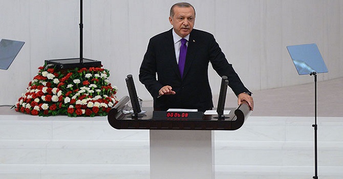 Cumhurbaşkanı Erdoğan, TBMM açılışında konuştu