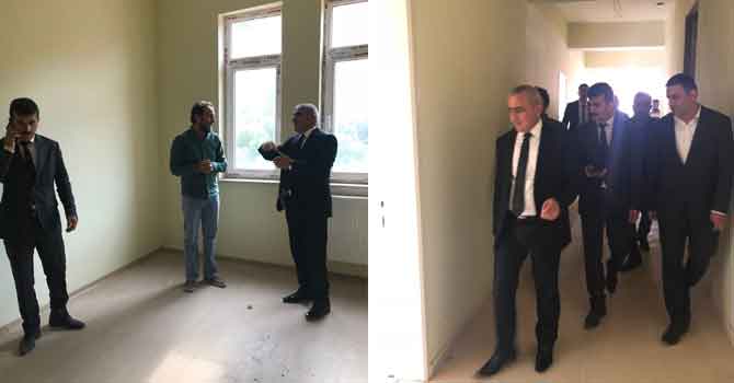 Gür, Şemdinli'de okul inşaatlarını denetledi