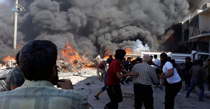 Azez'de patlama: 5 ölü, 27 yaralı