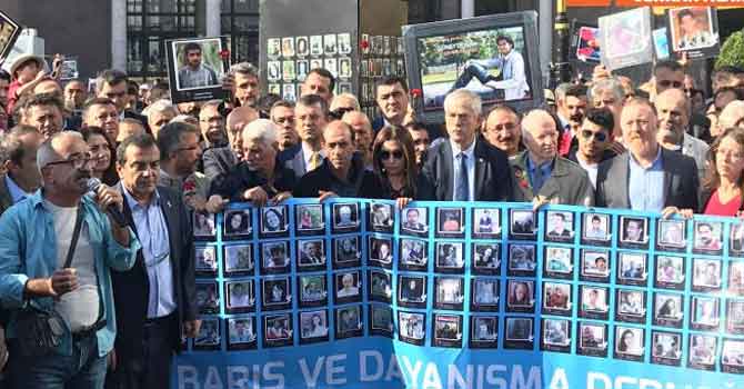 Ankara Garı'nda 10 Ekim anması