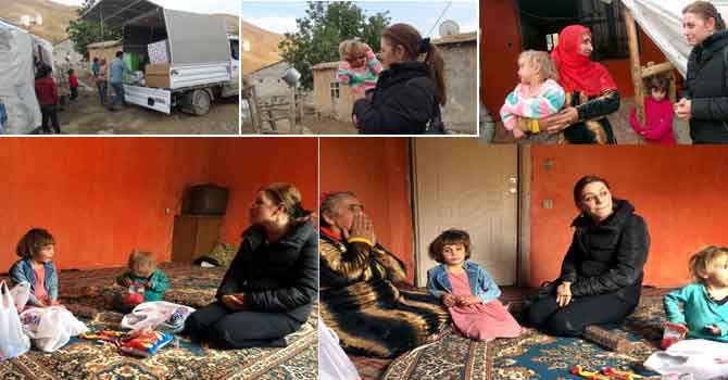 İsveç’ten Yüksekovalı Duman ailesine yardım eli