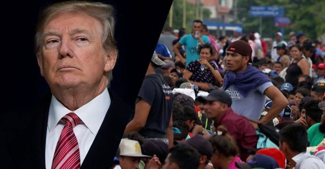 ABD'ye göçmen akını: Washington Meksika sınırına 5 bin 200 asker gönderiyor