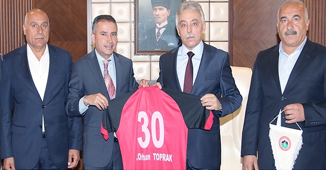 Başkan Yıldırım'dan, Vali Toprak' Teşekkür