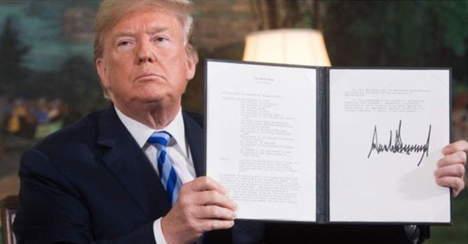 ABD İran'a yaptırımların tümünü yeniden yürürlüğe koyuyor, 8 ülke muaf