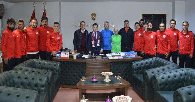 Sporculardan Vali Duruk'a ziyaret