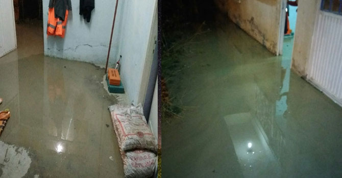 Hakkari'de bir ev sular altında kaldı