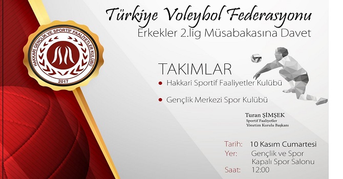 Voleybol müsabakasına davet!