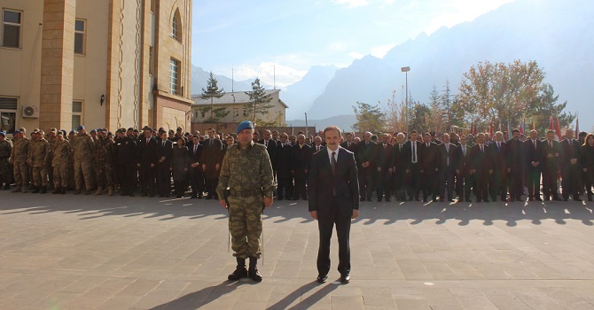 Hakkari'de 10 Kasım Atatürk'ü Anma Etkinlikleri
