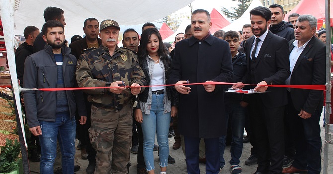 Hakkari'de yöresel ürün fuarı açıldı