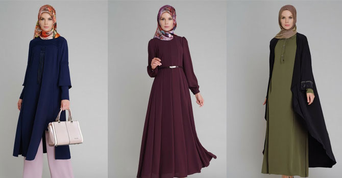 2018 Yılı tesettür kaban modelleri