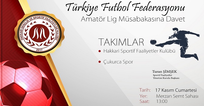 Futbol müsabakasına davet!