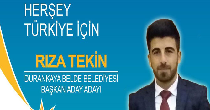 Durankaya'ya genç ve  dinamik başkan aday adayı!