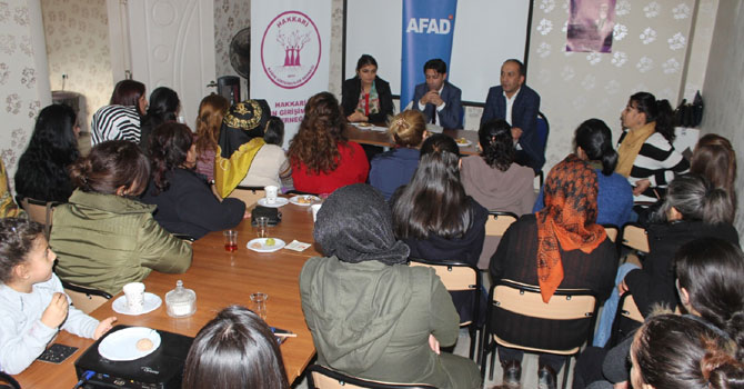 ‘AFAD Gönüllüleri Projesi’ Hakkari’de tanıtıldı