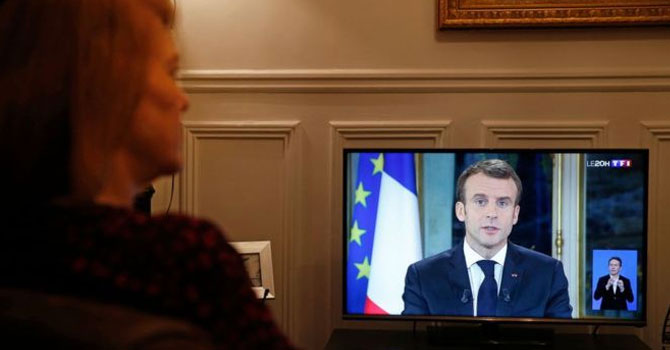 Macron Sarı Yelekliler hareketine seslendi: Sorumluluğumu kabul ediyorum