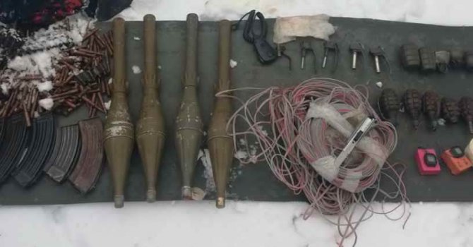 Hakkari'de mühimmat ele geçirildi