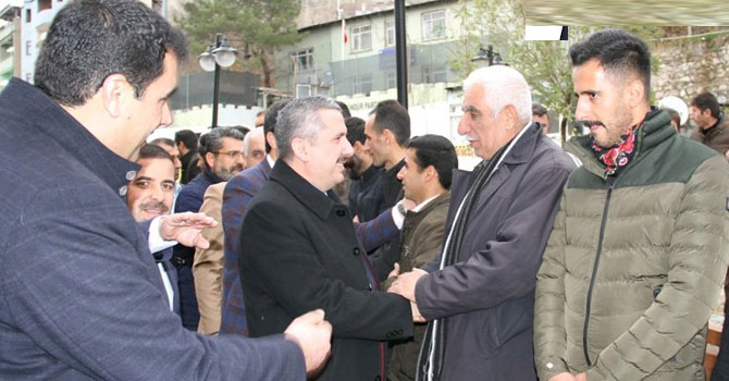 Ak Parti Bölge Koordinatörü Gürcan Şemdinli’deydi