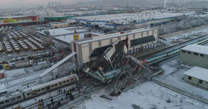 Ankara’da tren kazası: 9 ölü, 46 yaralı
