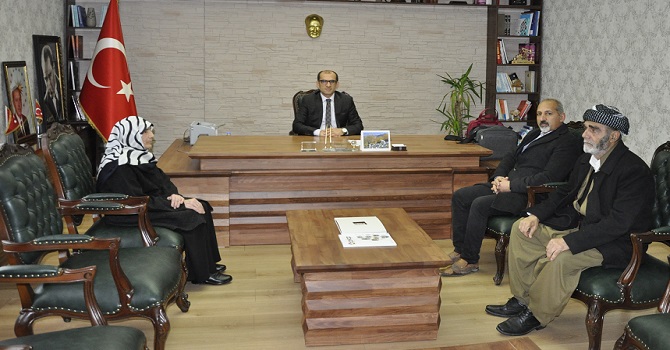 Kaymakam Ayca’ya teşekkür ziyareti