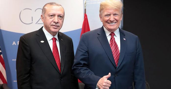 Erdoğan ile Trump Suriye'yi görüştü