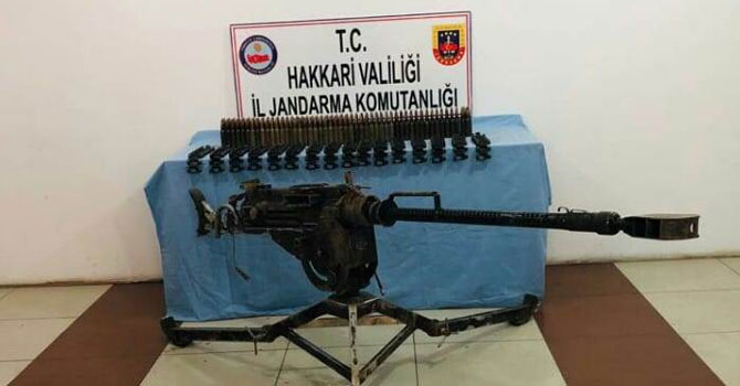Hakkari'de silah ve mühimmat ele geçirildi!