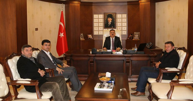 Seyahat acentelerinin temsilcilerinden Vali Akbıyık'a ziyaret!