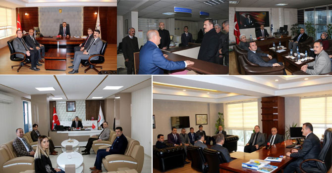 Vali İdris Akbıyık, kurum müdürlerini ziyaret etti!