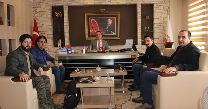 Gazetecilerden  Başsavcı Balık'a ziyaret